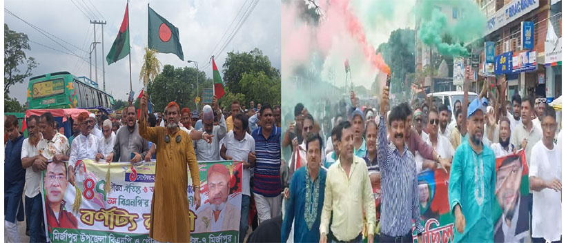 মির্জাপুরে বিএনপির ৪৭ তম প্রতিষ্ঠা বার্ষিকী উপলক্ষে বর্ণাঢ্য আয়োজন