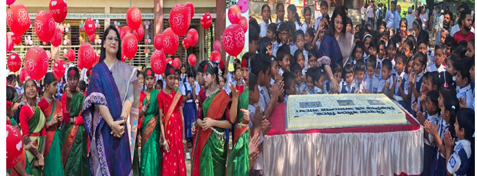 টাঙ্গাইলে ১৬০ স্কুল প্রাঙ্গনে ব্যতিক্রমী প্লেগ্রাউন্ড স্থাপন করলেন জেলা প্রশাসক শরীফা হক