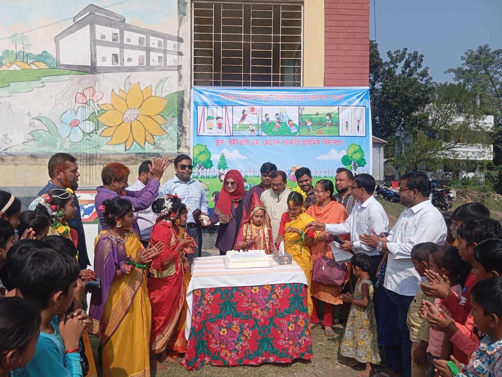 মির্জাপুরে শিশুদের প্রতিভা বিকাশে ১৫ স্কুল প্রাঙ্গনে প্লে গ্রাউন্ড স্থাপন