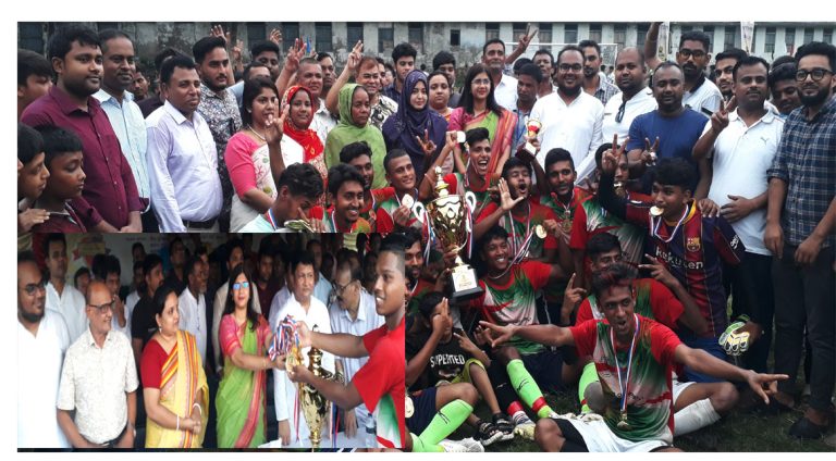 মির্জাপুরে বঙ্গবন্ধু জাতীয় গোল্ডকাপ ফুটবল টুর্নামেন্ট ফাইনাল খেলায় পৌরসভা একাদশ চ্যাম্পিয়ন