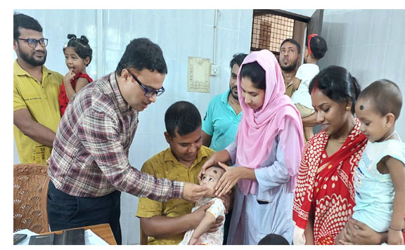 মির্জাপুরে জাতীয় ভিটামিন এ প্লাস ক্যাম্পেইনে ৩১৭ কেন্দ্রে ভিটামিন পেয়েছে ৫২ হাজার শিশু